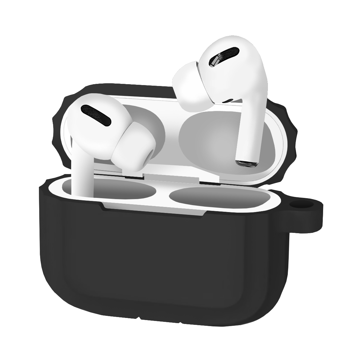 Buff Airpods Pro Rubber Silikon Kılıf - Siyah 8683548214546