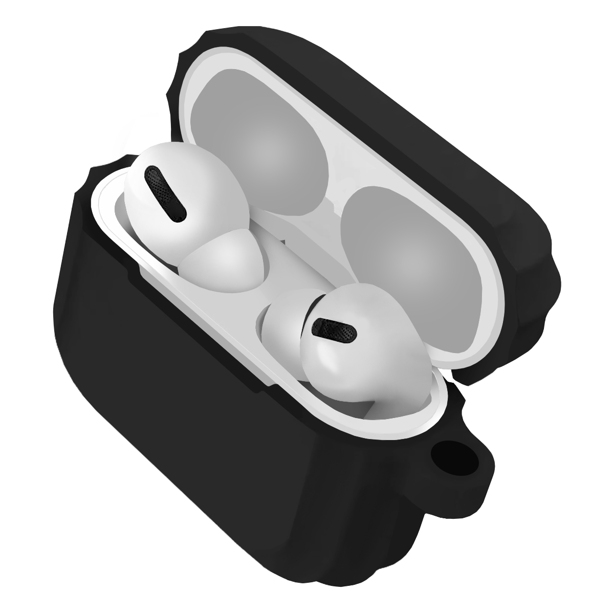 Buff Airpods Pro Rubber Silikon Kılıf - Siyah 8683548214546