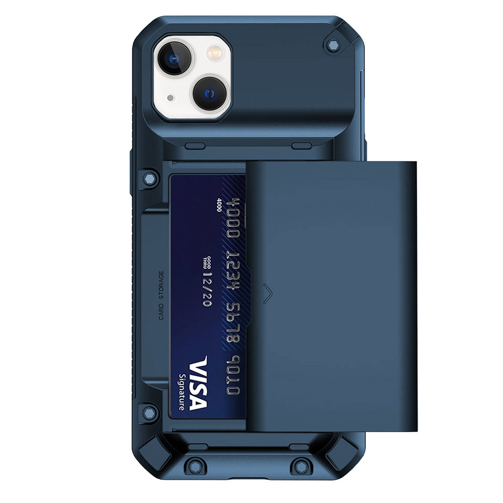 Buff iPhone 14 Slide Armor Kılıf - Mavi 8683548214676