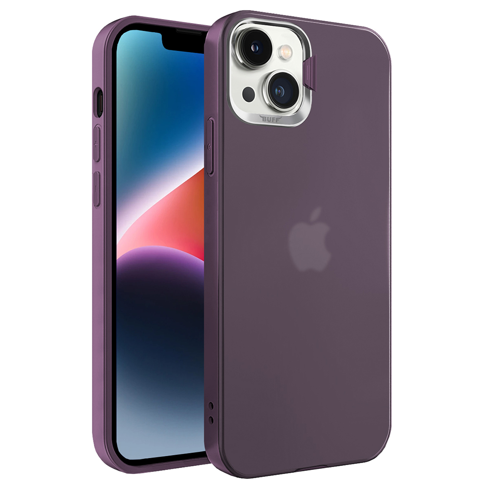 Buff iPhone 14 New Corner Kılıf - Mor 8683548214799