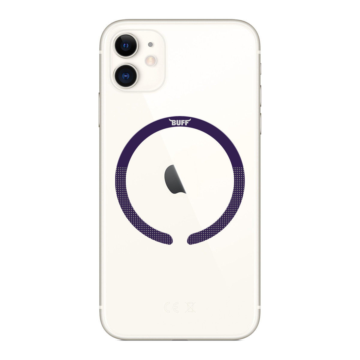 Buff Magsafe Ring Adapter Metal Plaka - Mor 8683548215031