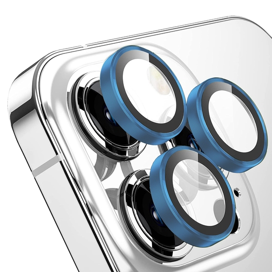Buff iPhone 13 Pro/Max Kamera Metal Lens -Lacivert 8683548215239