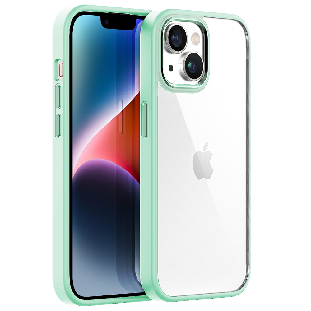 Buff iPhone 14 New Air Bumper Kılıf - Açık Yeşil 8683548215482
