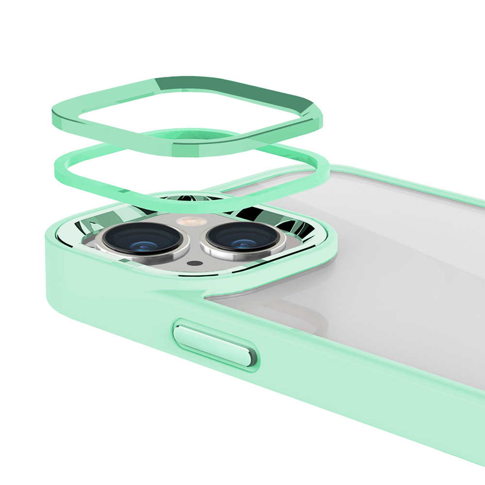 Buff iPhone 14 New Air Bumper Kılıf - Açık Yeşil 8683548215482