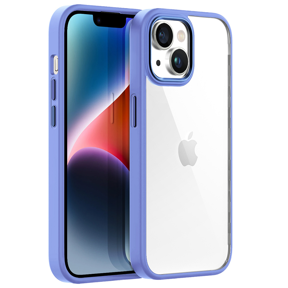 Buff iPhone 14 New Air Bumper Kılıf - Lila 8683548215499