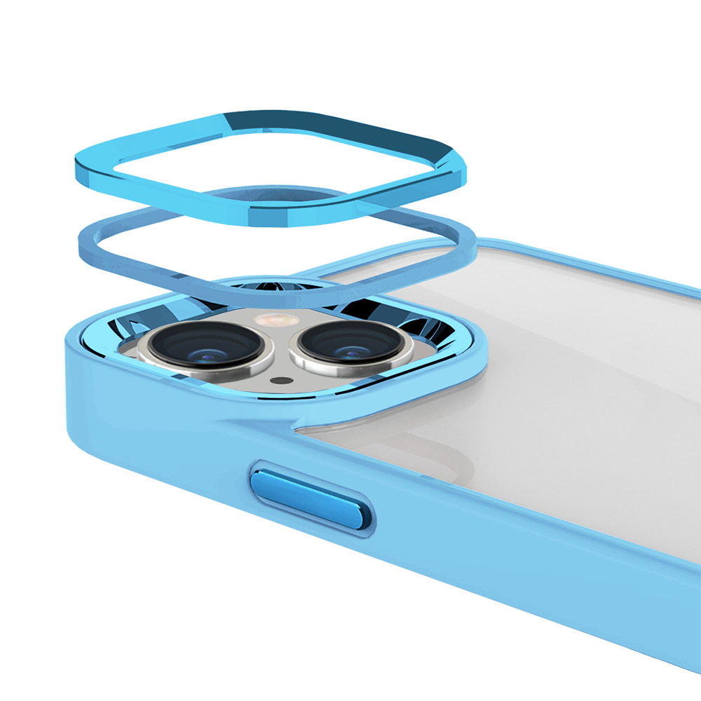 Buff iPhone 14 New Air Bumper Kılıf - Sierra Mavi 8683548215505