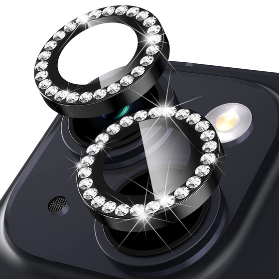 Buff iPhone 14/Plus Diamond Lens Koruyucu-Grafhite 8683548215925