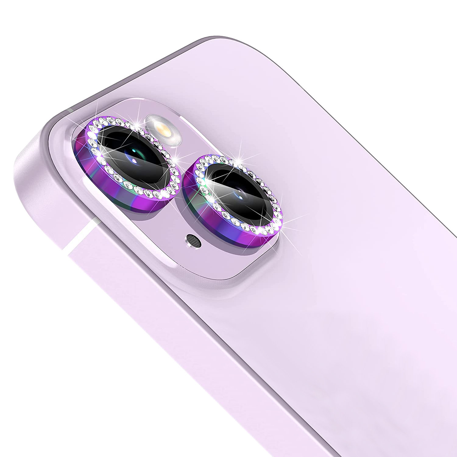 Buff iPhone 14/Plus Diamond Lens Koruyucu-Renkli 8683548216007