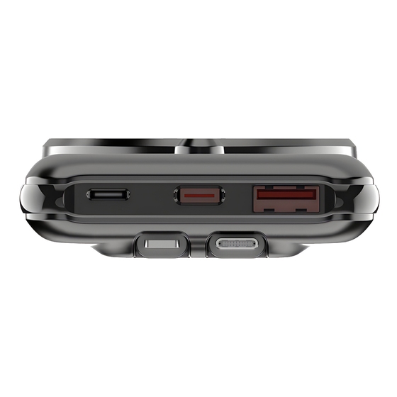 Buff 10000mAh Magsafe Ekranlı Powerbank - Gri 8683548216762