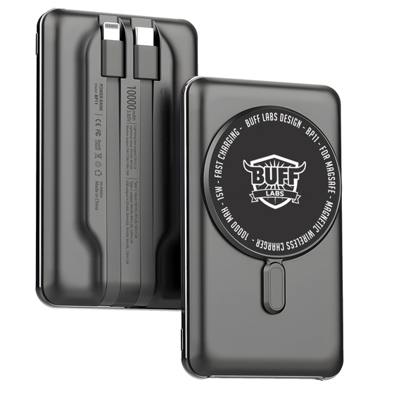 Buff 10000mAh Magsafe Ekranlı Powerbank - Gri 8683548216762