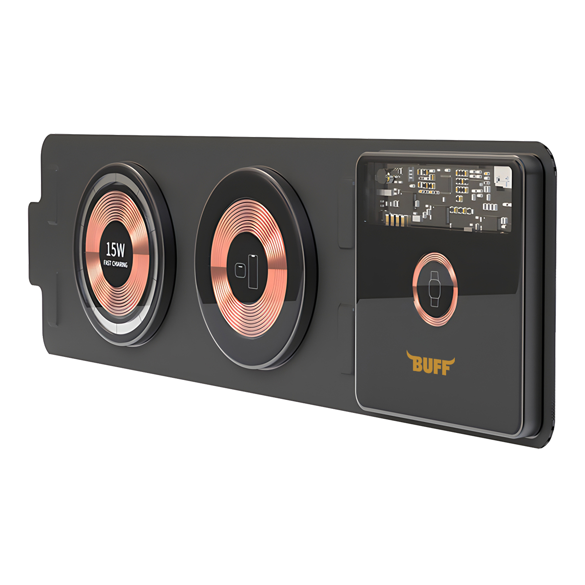 Buff 15W 3in1 Katlanabilir Kablosuz Şarj İstasyonu 8683548216816