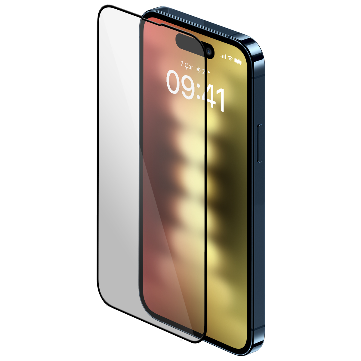 Buff iPhone 15 Pro 5D Glass Ekran Koruyucu 8683548216861