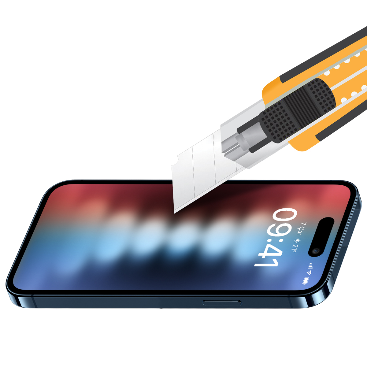 Buff iPhone 15 5D Glass Ekran Koruyucu 8683548216885