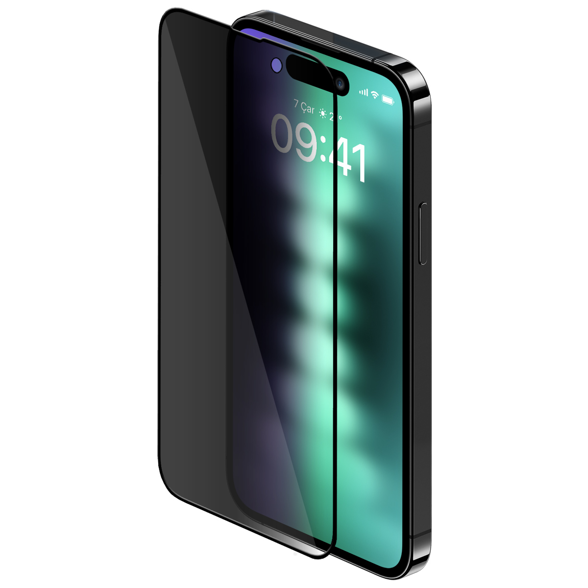 Buff iPhone 15 Plus 5D Privacy Ekran Koruyucu 8683548216915