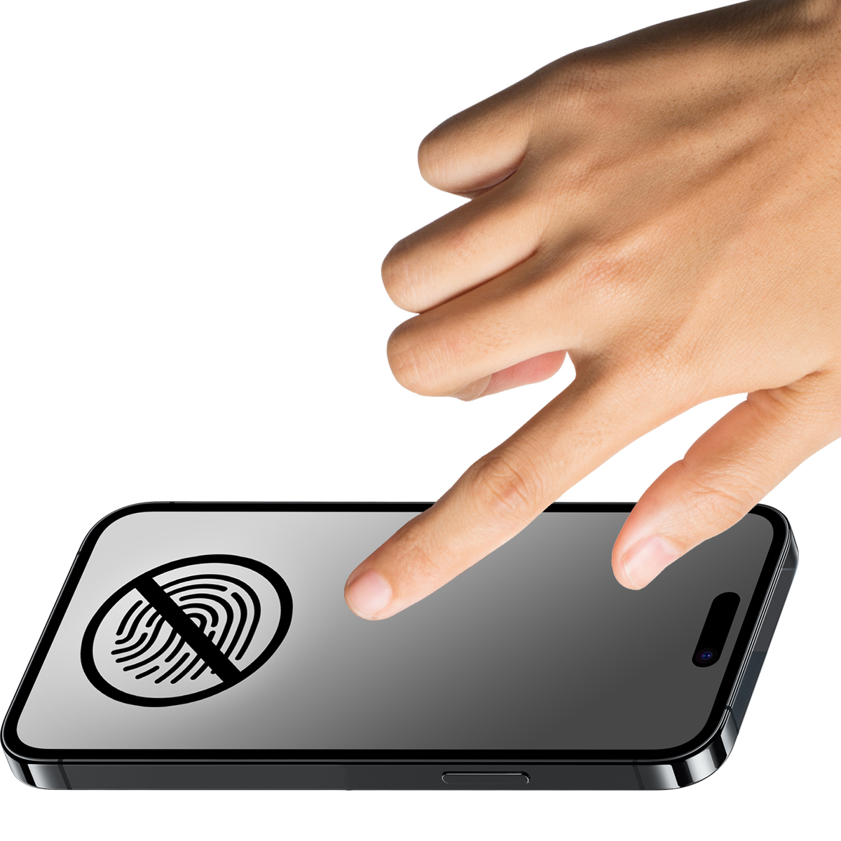 Buff iPhone 15 Pro Max 5D Matte Ekran Koruyucu 8683548216939