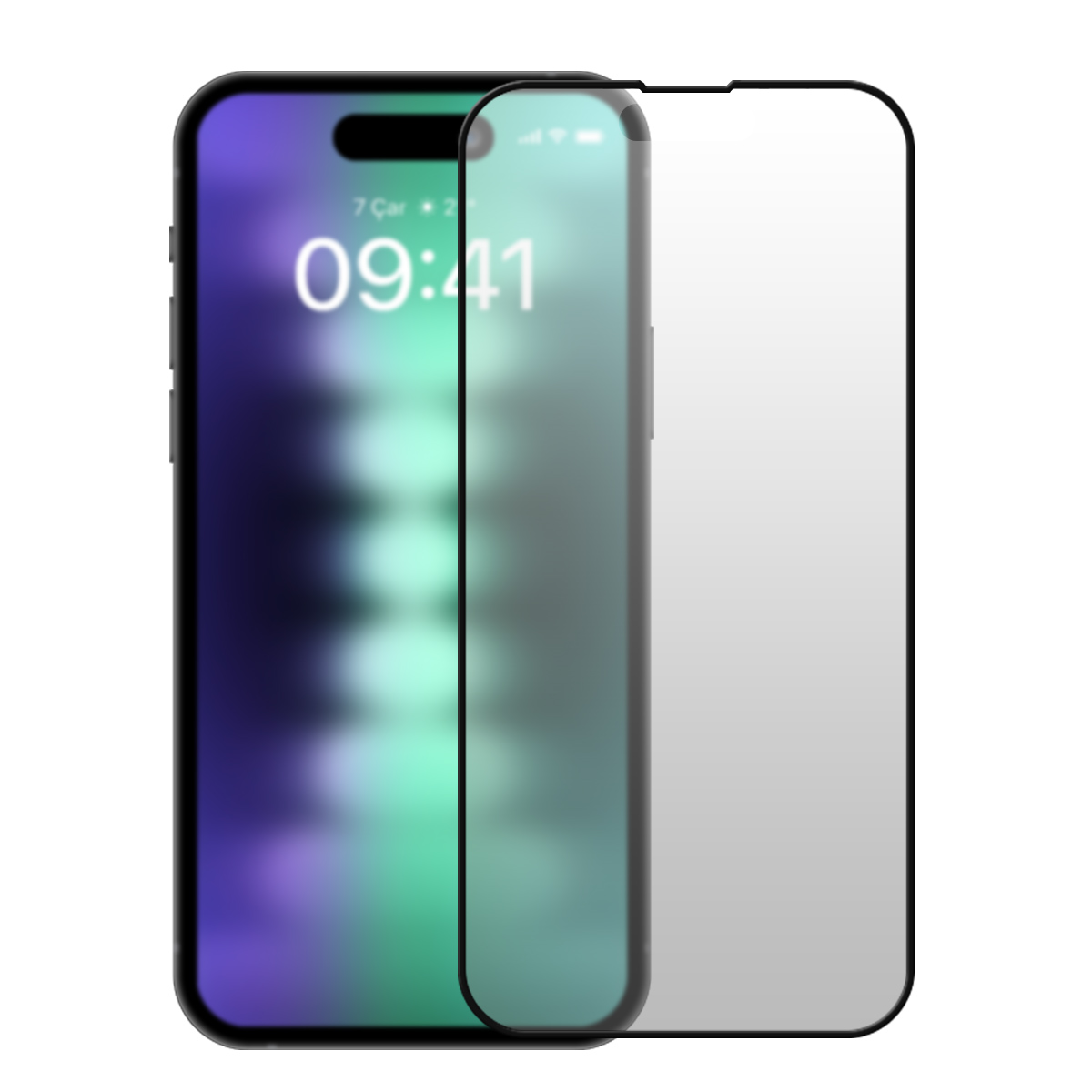 Buff iPhone 15 Plus 5D Matte Ekran Koruyucu 8683548216953