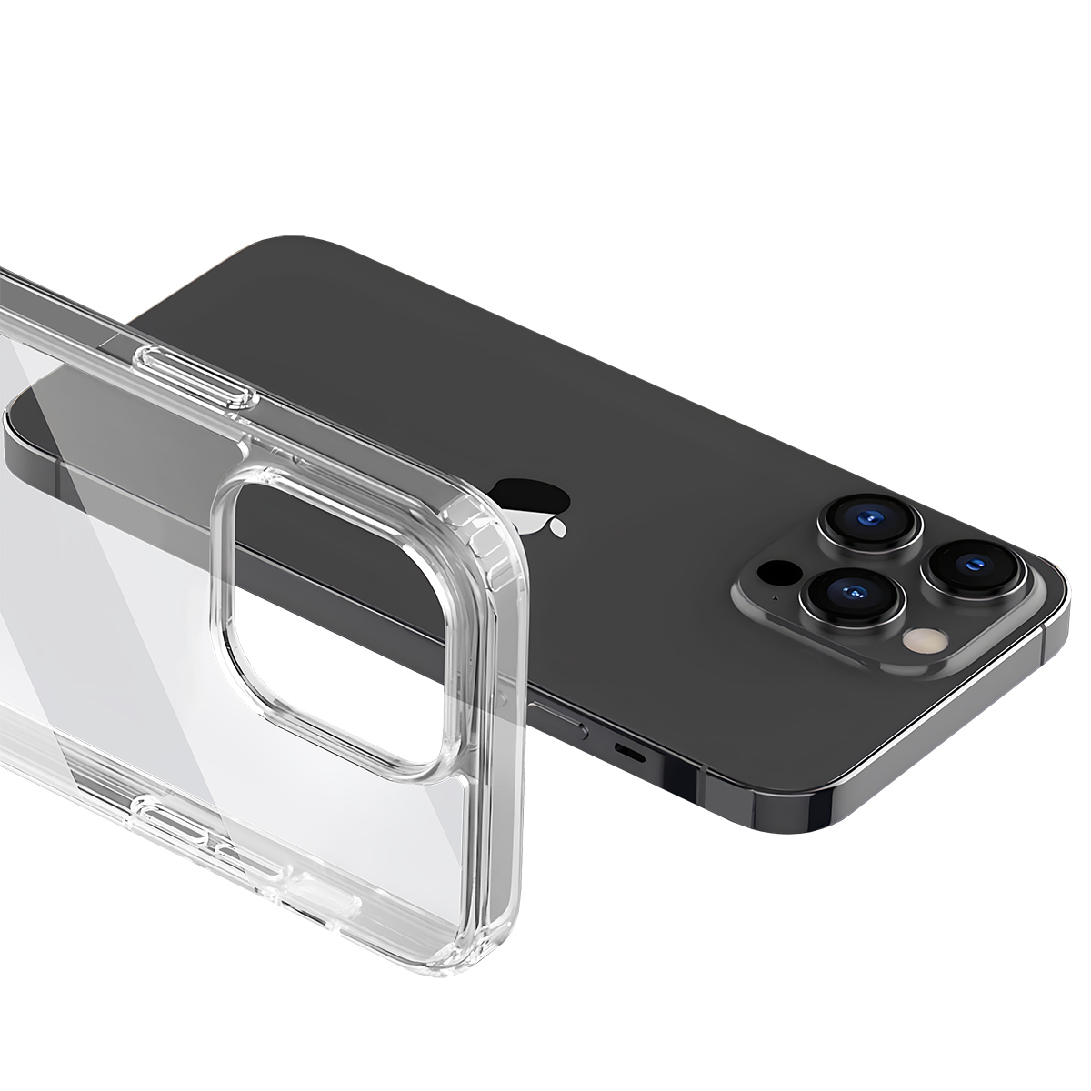 Buff iPhone 15 Pro Air Hybrid Kılıf Crystal Clear 8683548217035