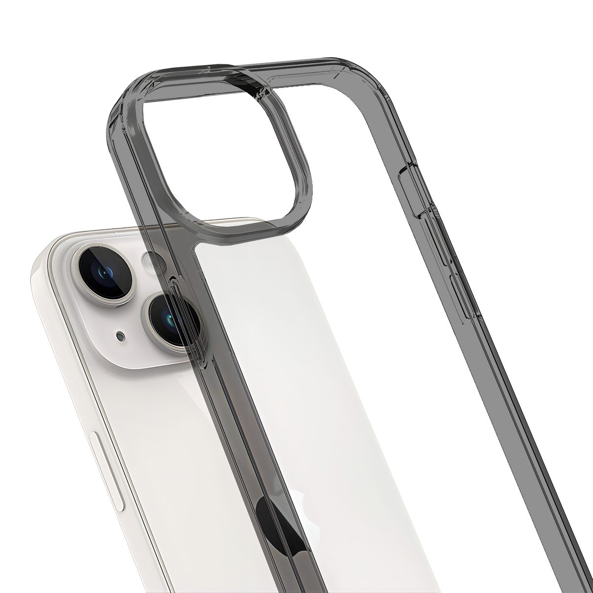 Buff iPhone 15 Air Hybrid Kılıf Smoke Black 8683548217080