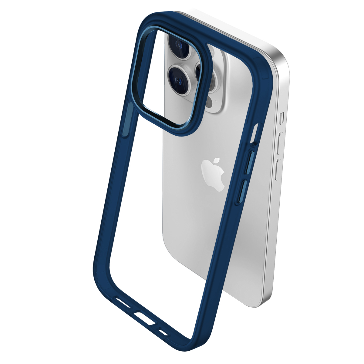 Buff iPhone 15 Pro Max New Air Bumper Kılıf Blue 8683548217288