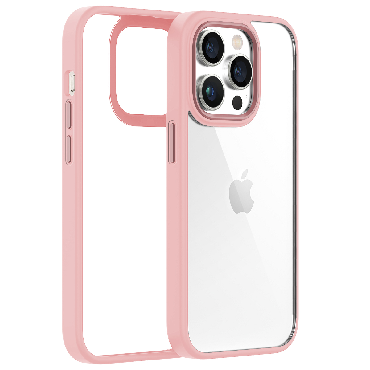 Buff iPhone 15 Pro Max New Air Bumper Kılıf Pink 8683548217301