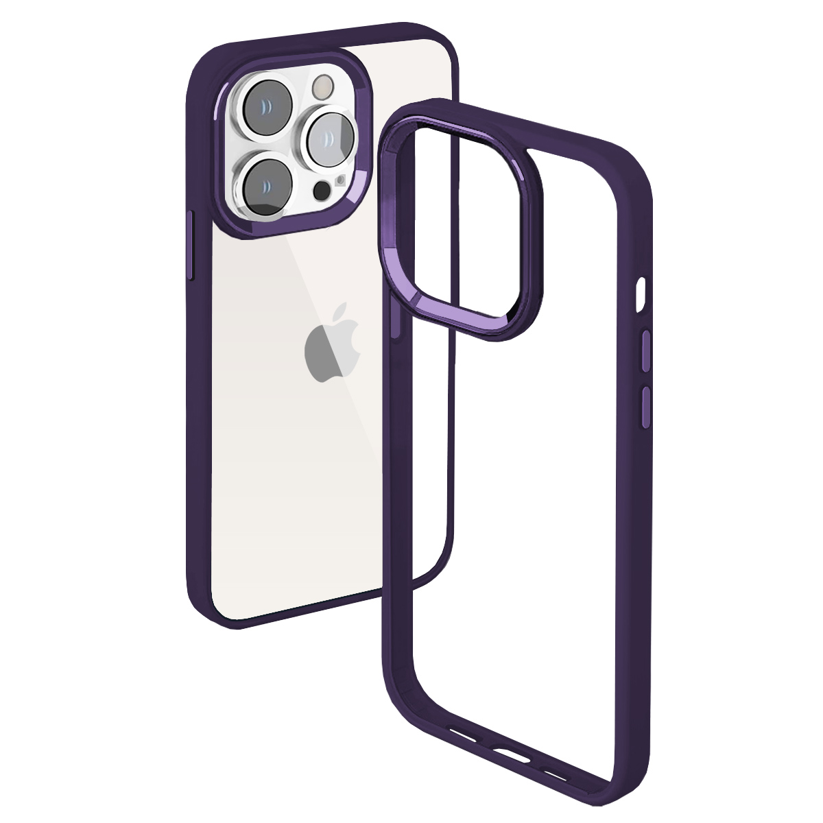 Buff iPhone 15 Pro New Air Bumper Kılıf Purple 8683548217356