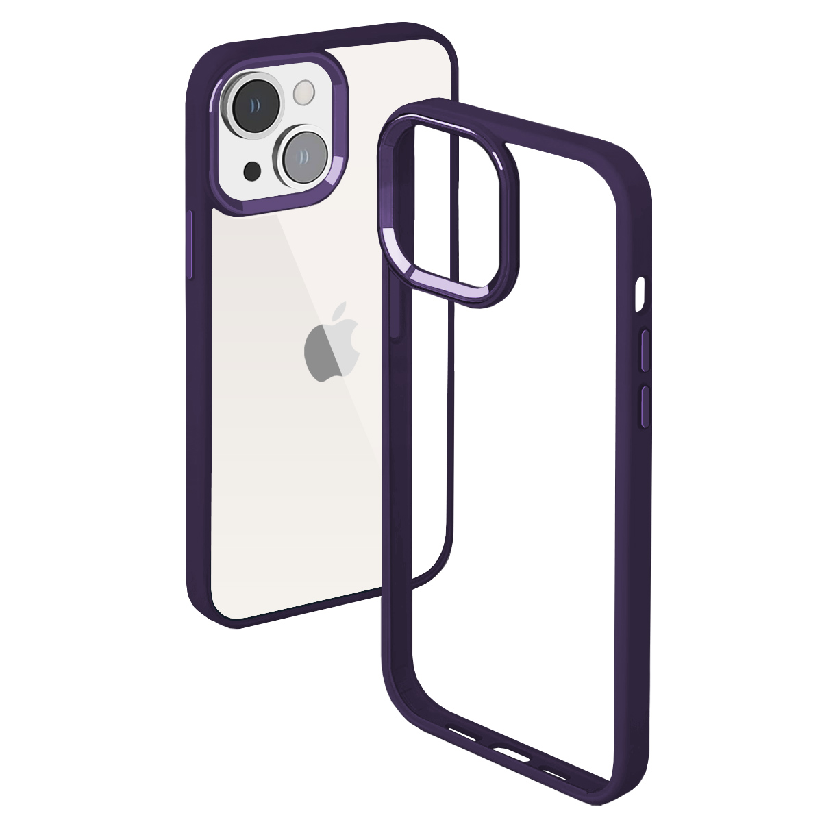 Buff iPhone 15 Plus New Air Bumper Kılıf Purple 8683548217448