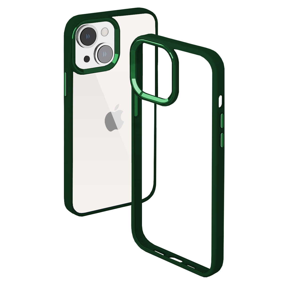 Buff iPhone 15 Plus New Air Bumper Kılıf Green 8683548217455