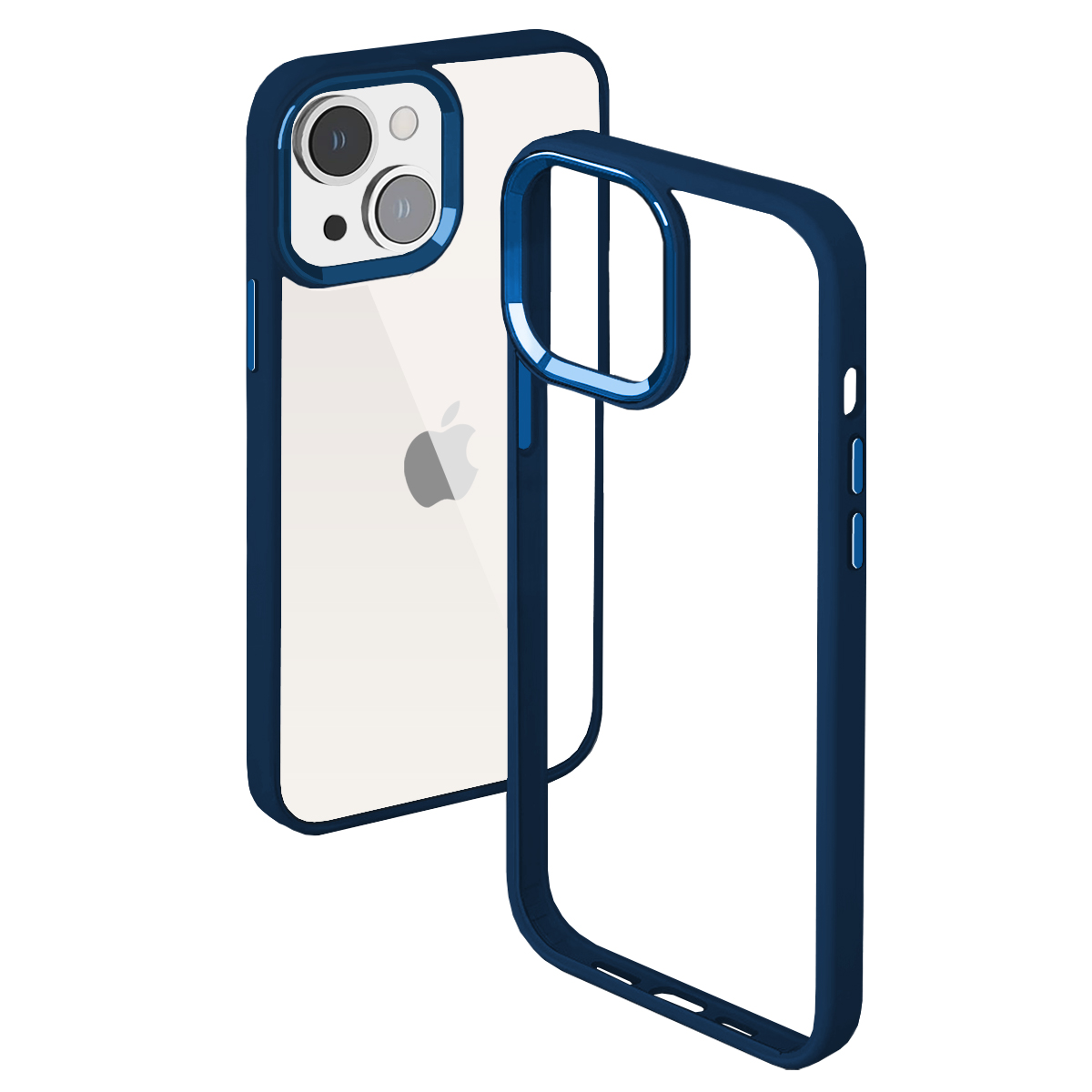 Buff iPhone 15 Plus New Air Bumper Kılıf Blue 8683548217462