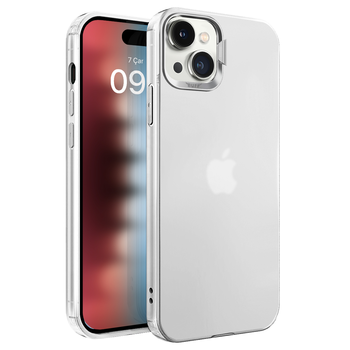 Buff iPhone 15 New Corner Kılıf Clear 8683548217820