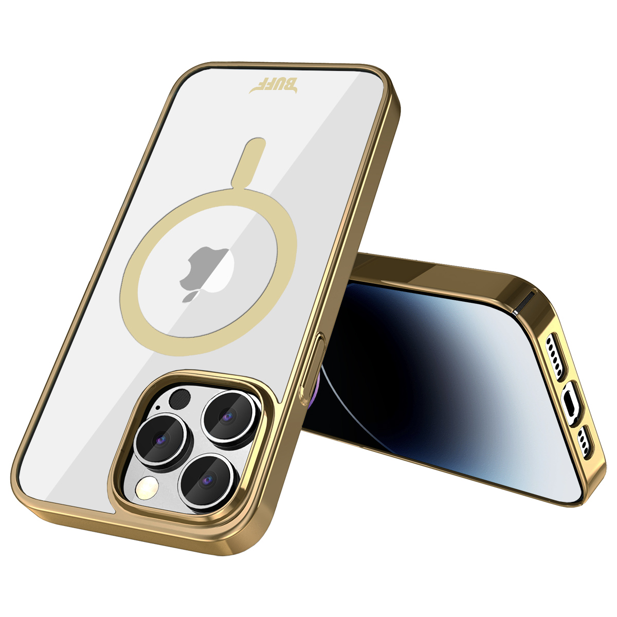 Buff iPhone 15 Pro Max MagSafe Slim Fit Kılıf Gold 8683548217868