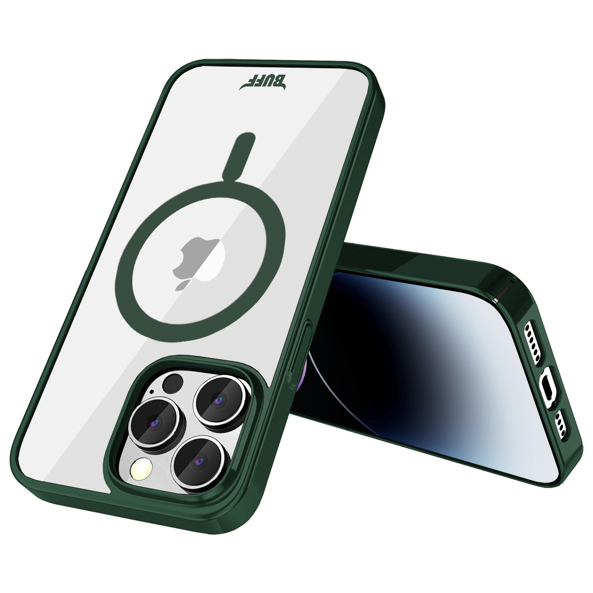 Buff iPhone 15 ProMax MagSafe Slim Fit Kılıf Green 8683548217899