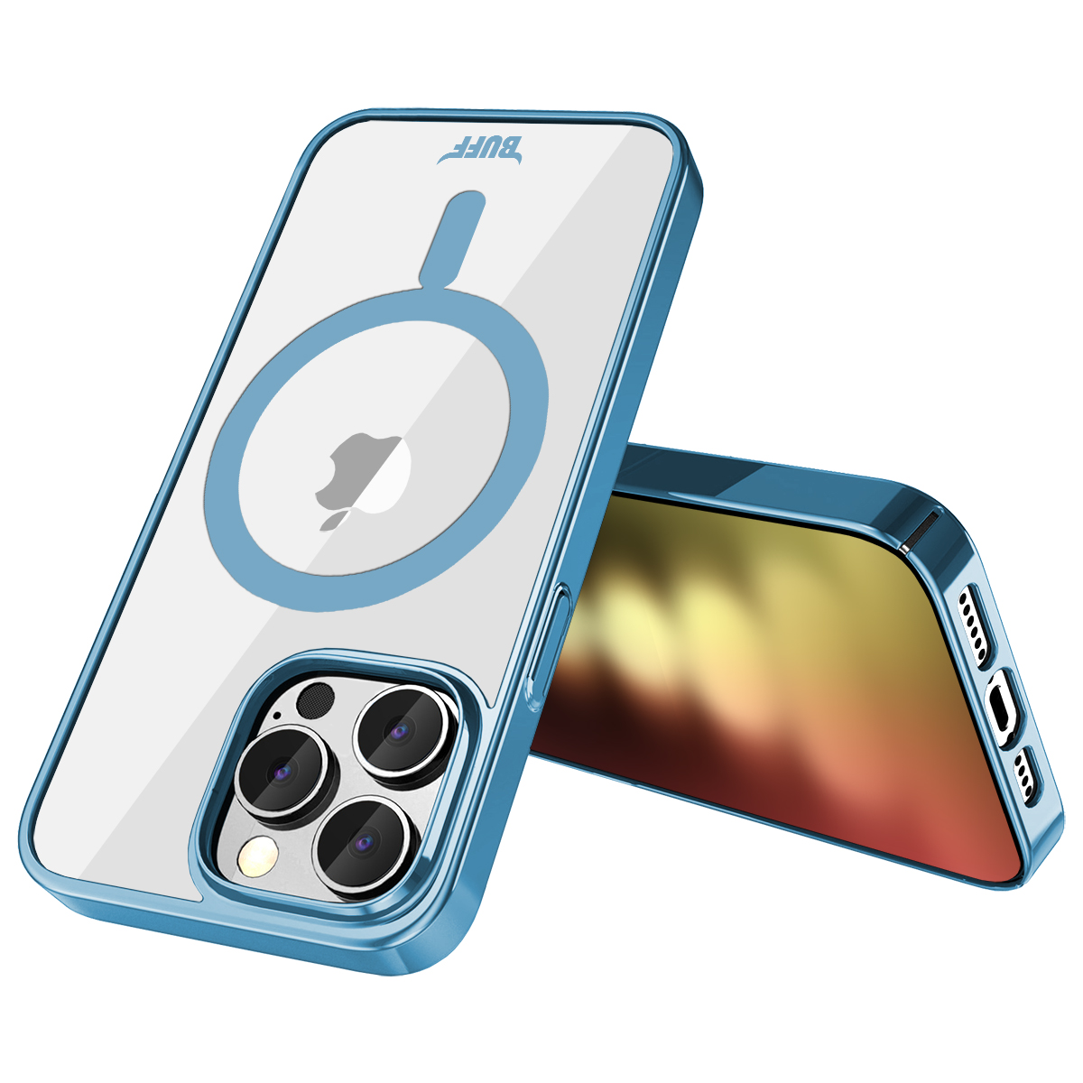 Buff iPhone 15 Pro MagSafe Slim Fit Kılıf   Blue 8683548217974