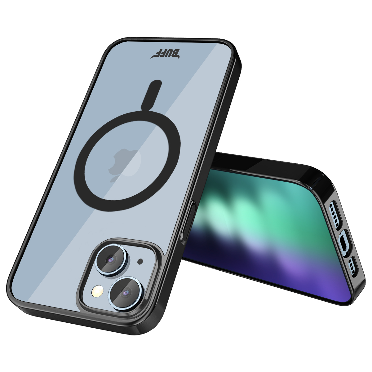 Buff iPhone 15 Plus MagSafe Slim Fit Kılıf Black 8683548217998