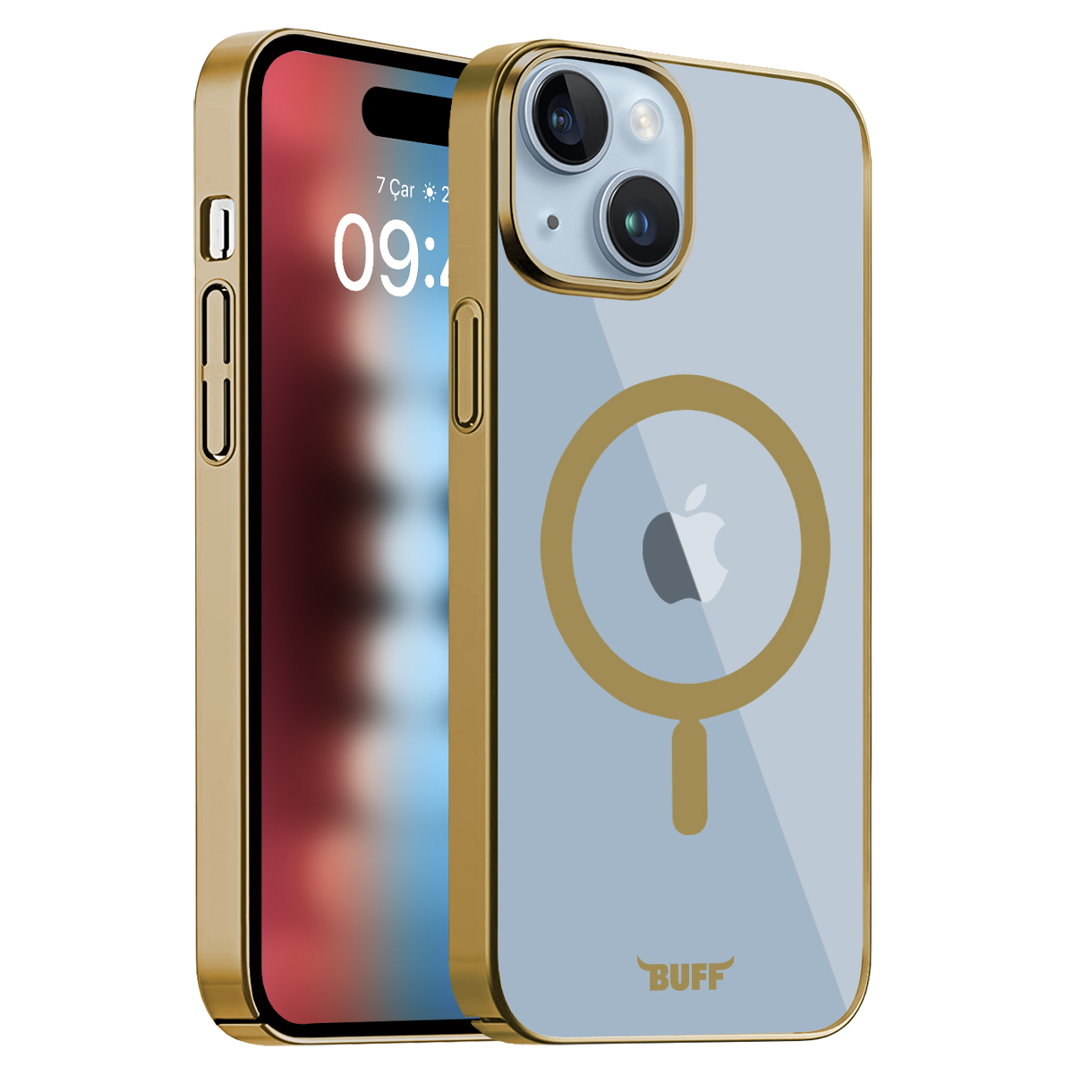 Buff iPhone 15 MagSafe Slim Fit Kılıf Gold 8683548218070