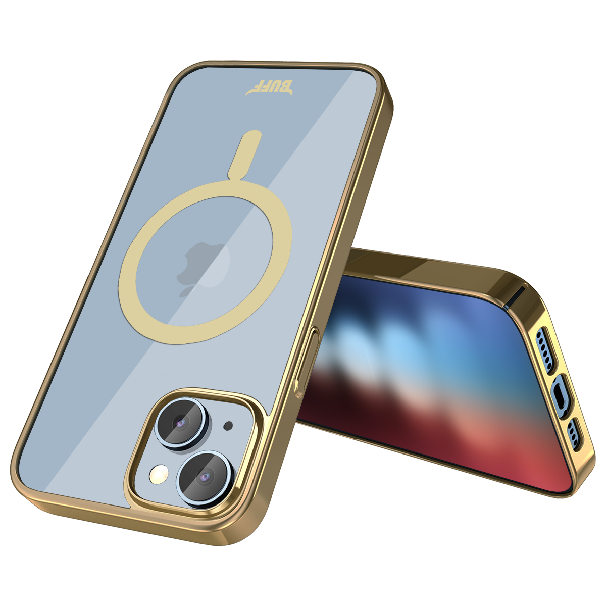 Buff iPhone 15 MagSafe Slim Fit Kılıf Gold 8683548218070