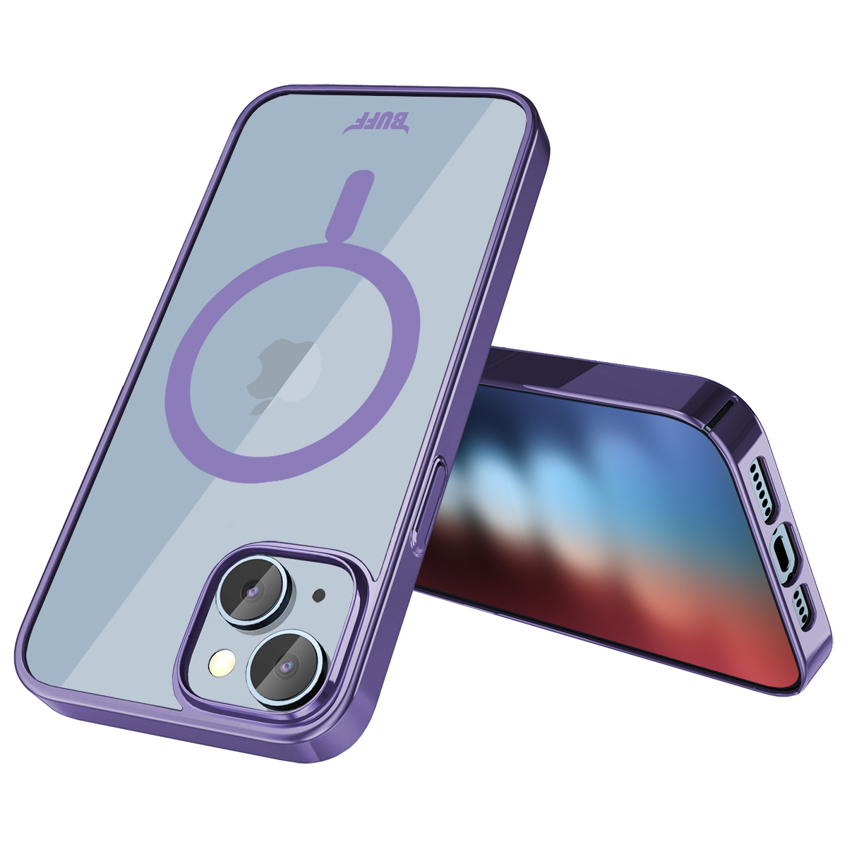 Buff iPhone 15 MagSafe Slim Fit Kılıf Purple 8683548218087