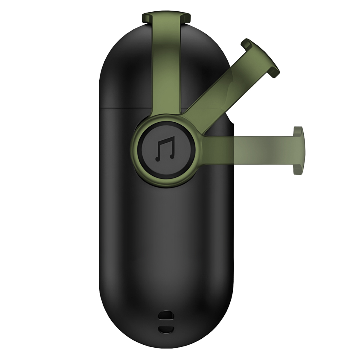 Buff Airpods 2 DjPods Kılıf Black-Dark Green 8683548218339