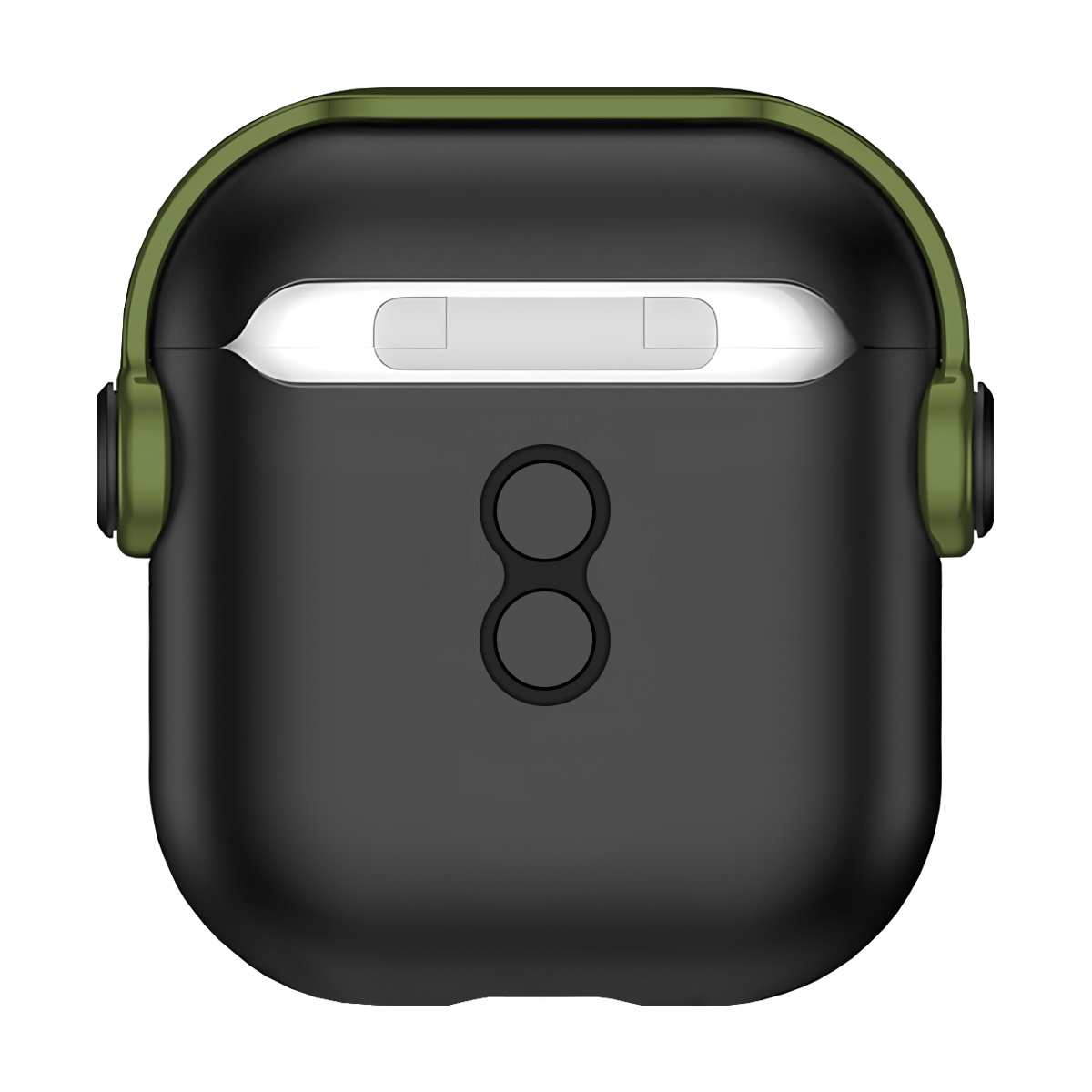 Buff Airpods 2 DjPods Kılıf Black-Dark Green 8683548218339