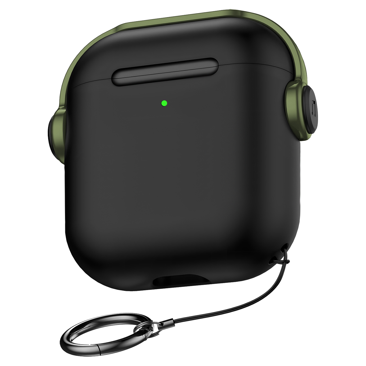 Buff Airpods 2 DjPods Kılıf Black-Dark Green 8683548218339