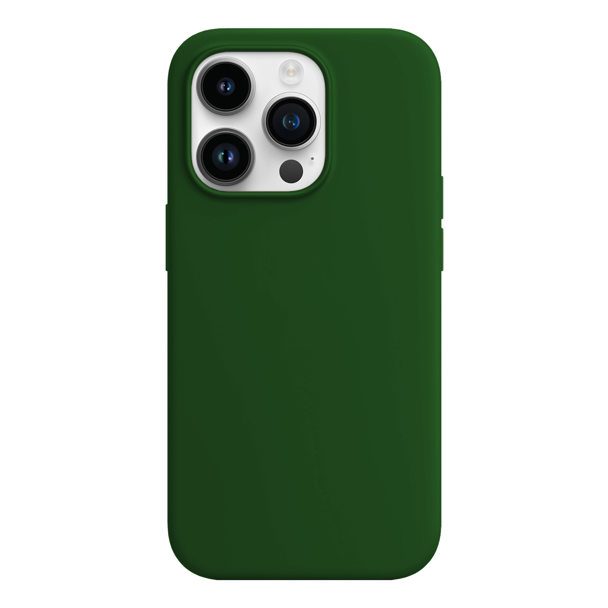 Buff iPhone 15 Pro Max Rubber Fit Kılıf Dark Green 8683548218506