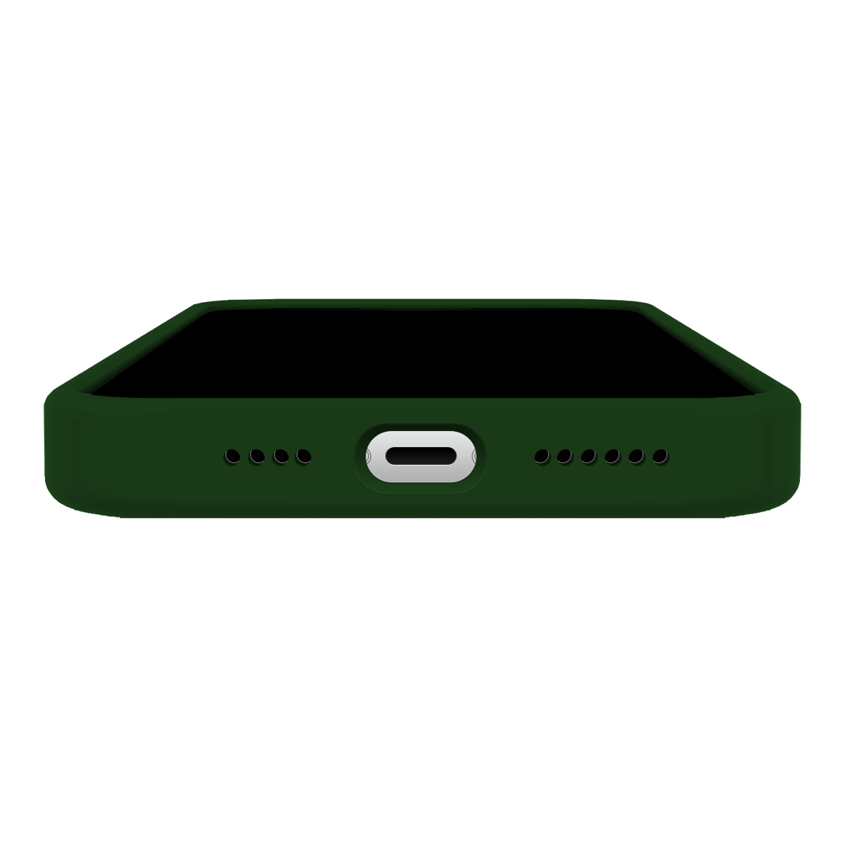 Buff iPhone 15 Pro Rubber Fit Kılıf Dark Green 8683548218599