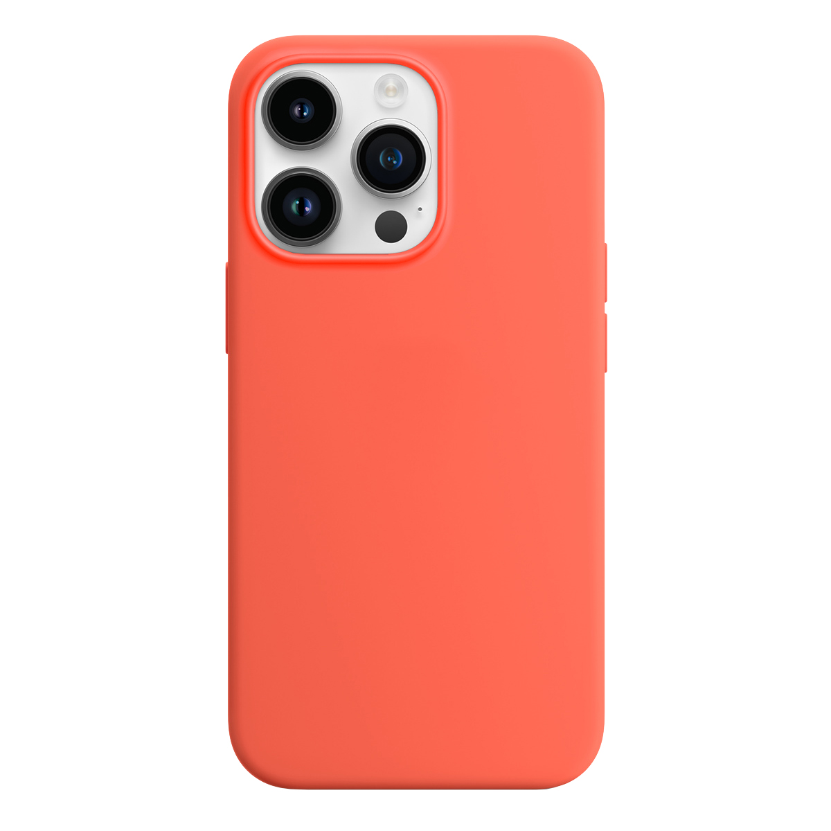 Buff iPhone 15 Pro Rubber Fit Kılıf Nectarine 8683548218605