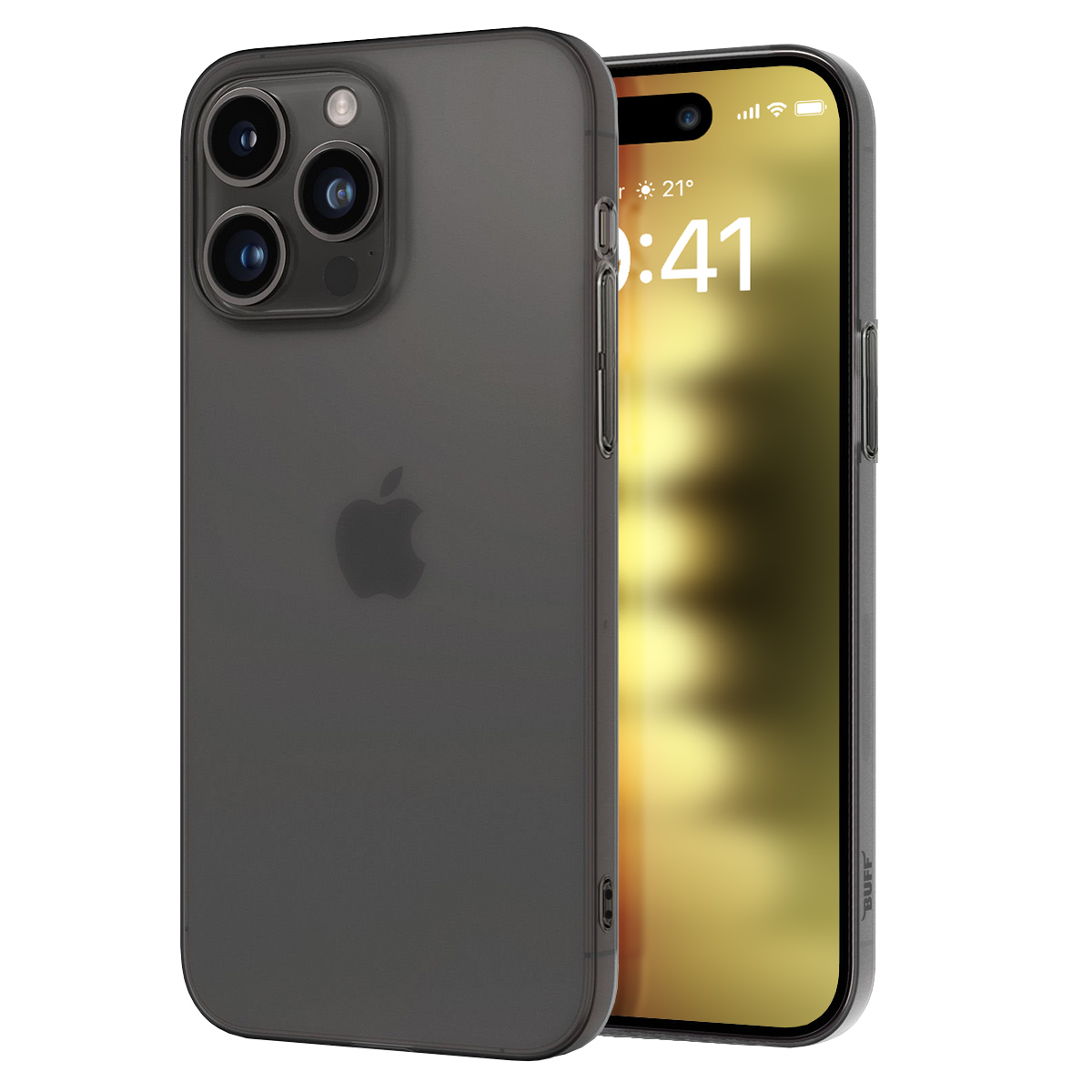 Buff iPhone 15 Pro Slimfy Kılıf Black 8683548219022