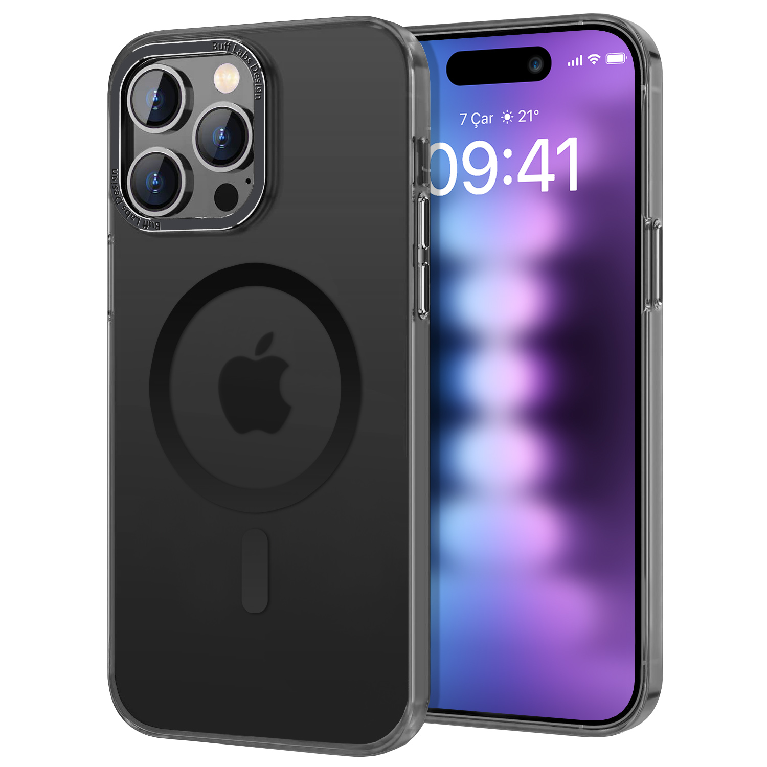 Buff iPhone 15 Pro Max TaoFit Kılıf - Siyah 8683548219114