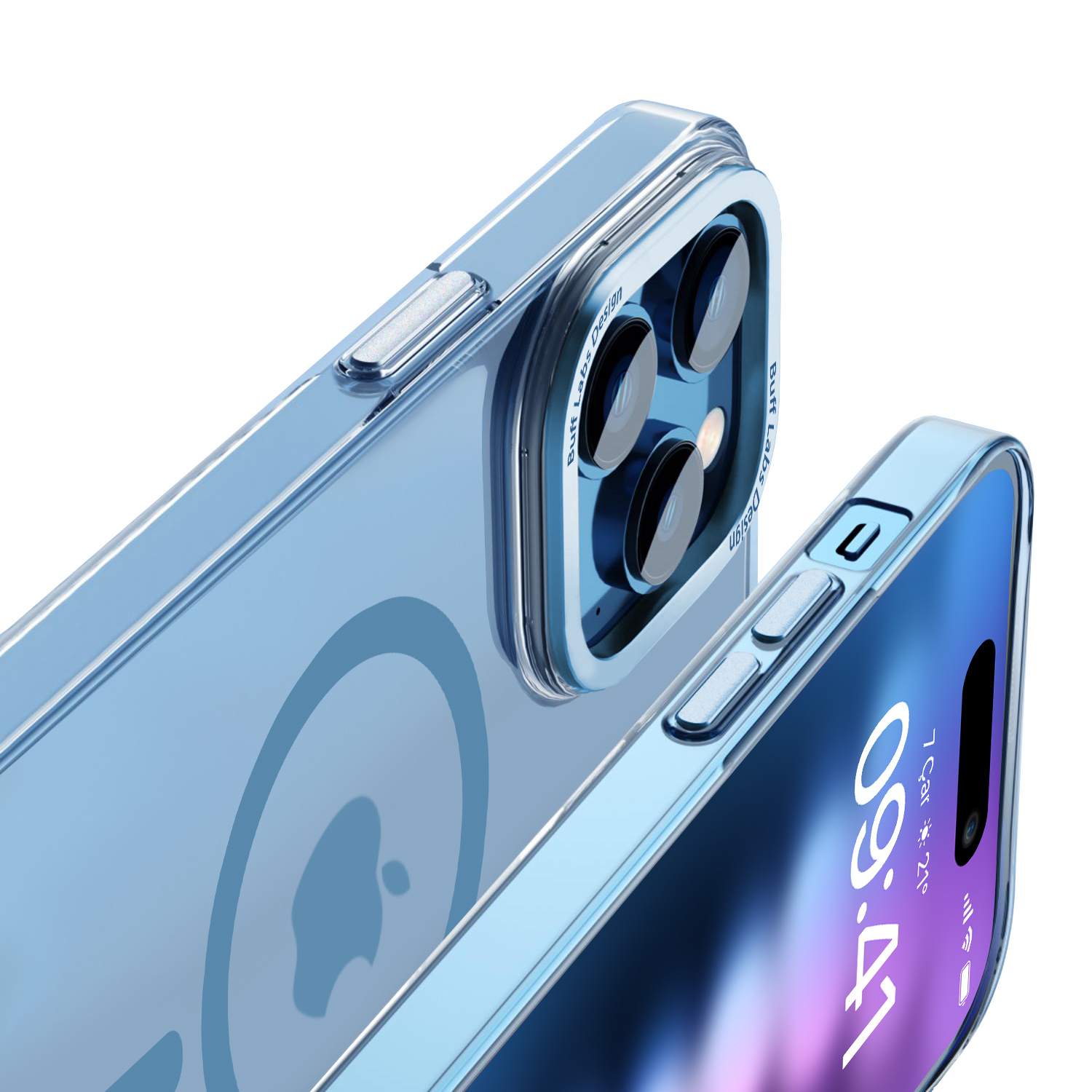 Buff iPhone 15 Pro Max TaoFit Kılıf - Mavi 8683548219138