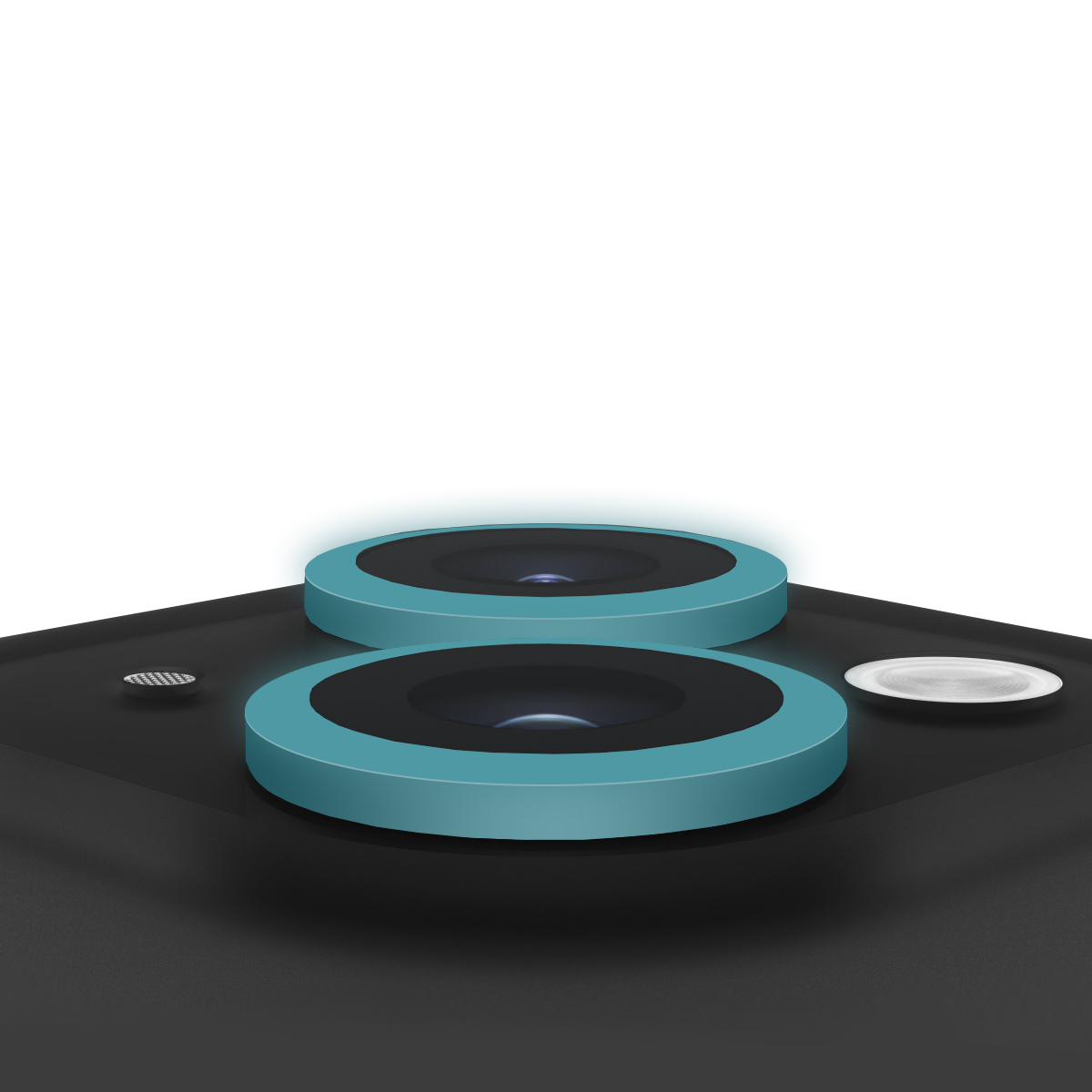 Buff iPhone 14/Plus Neon Metal Lens Koruyucu-Mavi 8683548219336