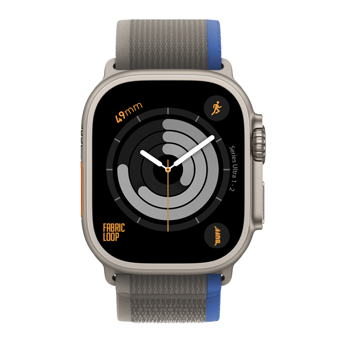 Buff Apple Watch Fabric Band 49 mm - Mavi 8683548219596