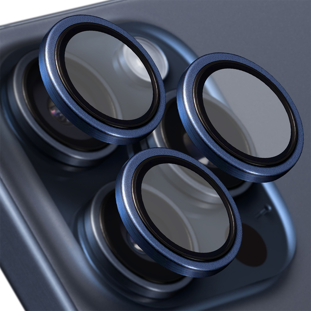 Buff iPhone 15 Pro Max / 15 Pro Titanyum Lens-Mavi 8683548219626