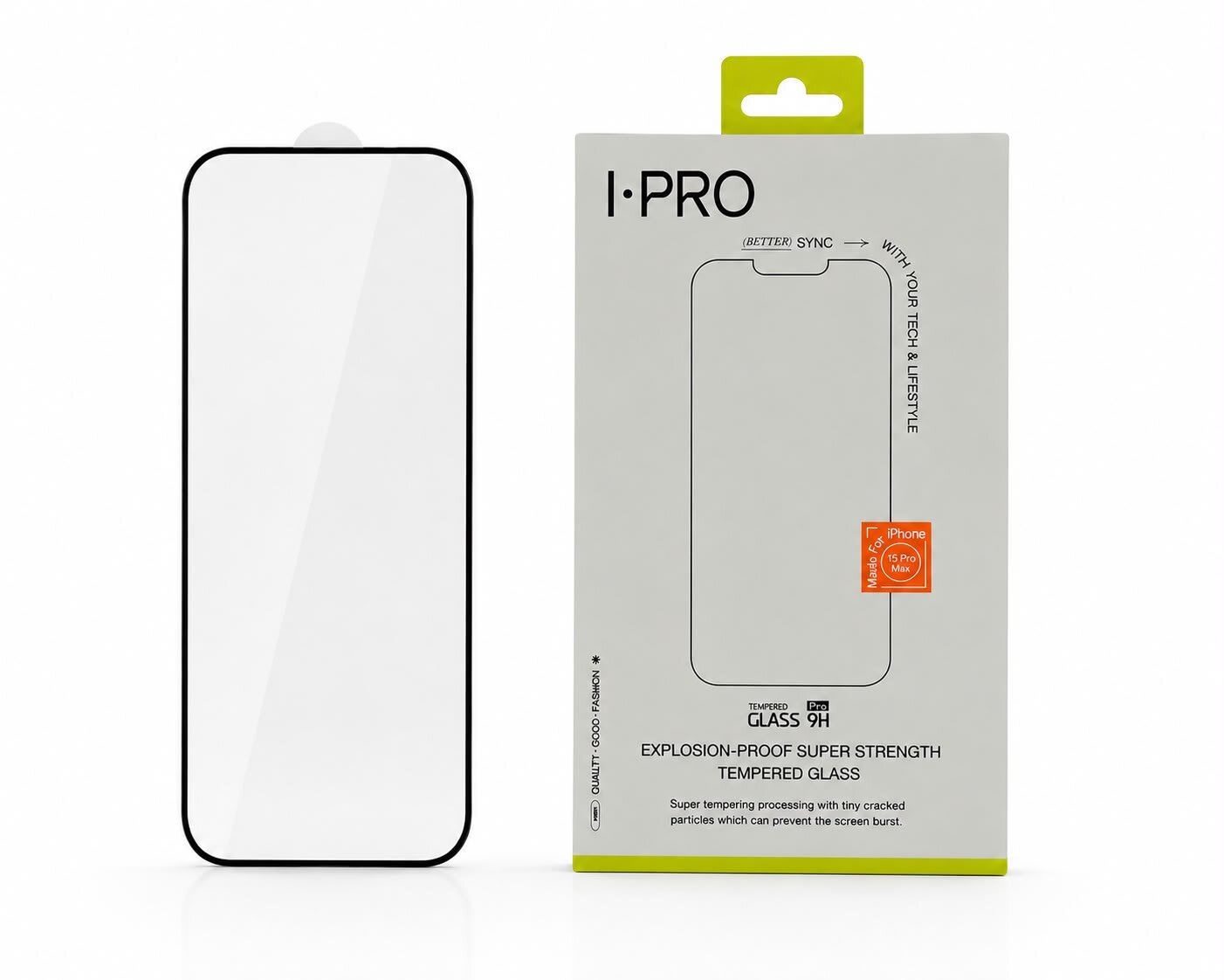 I·PRO iPhone 15 Pro Max FullFit Temperli Cam Ekran Koruyucu 8683574441848