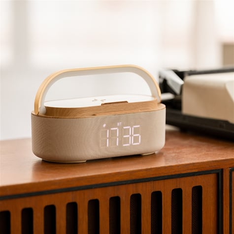 Stobom Keyif Taşınabilir Bluetooth Hoparlör Saat Wireless Şarj Cihazı 8683860710702